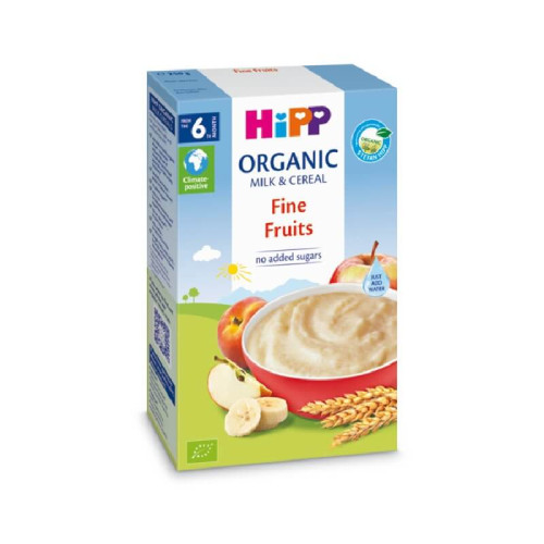 Hipp Био инстантна каша меки плодове 6М+ 250 г