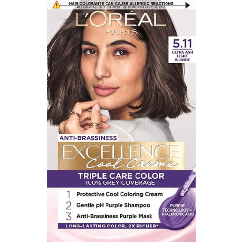 L’Oreal Excellence Cool Creme Боя за коса 5.11 Ultra Ash Light Brown