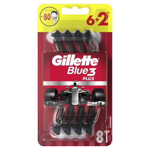 Gillette Blue 3 Nitro Еднократна самобръсначка х 6 + 2 бр