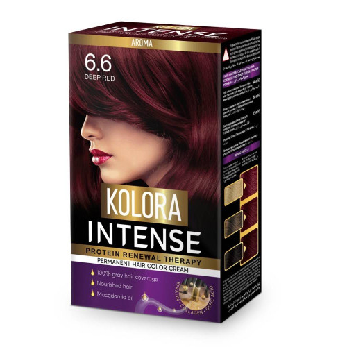 Kolora Intense Крем-боя за коса 6.6 Наситено червен 50 мл