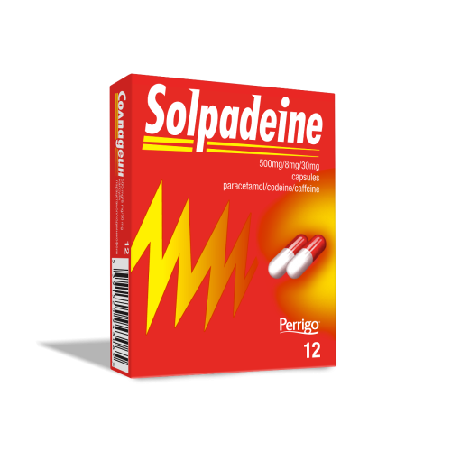 Solpadeine При висока температура и болка x12 капсули Perrigo