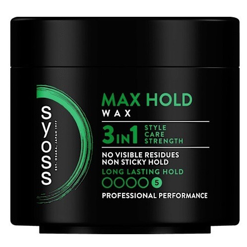 Syoss Max Hold Вакса за коса с мега силна фиксация 150 мл