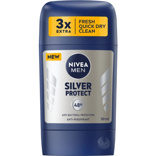 Nivea Men Silver Protect Дезодорант стик против изпотяване за мъже 50 мл