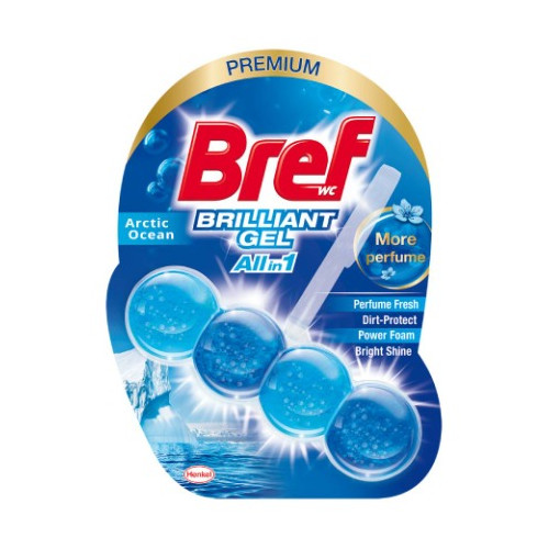 Bref Premium Briliant Gel Arctic Ocean All in 1 Ароматизатор за тоалетна 1 х 42 гр