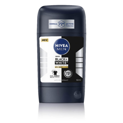 Nivea Men Deo Invisible on Black & White Epic Night Стик против изпотяване за мъже 50 мл