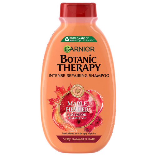 Garnier Botanic Therapy Castor Oil & Maple Sap Шампоан за увредена коса с масло от рицин и сок от клен 250 мл