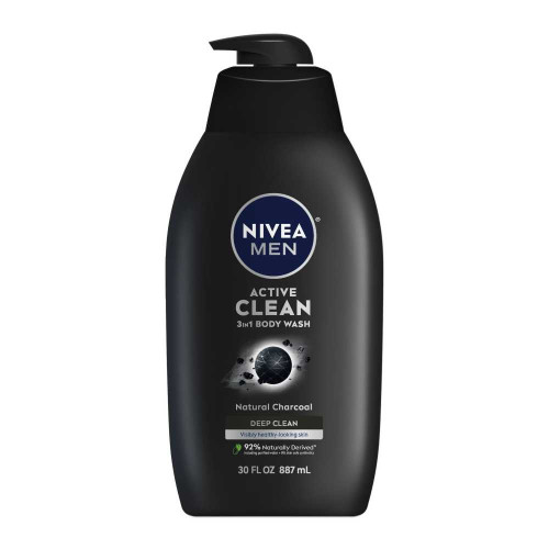 Nivea Men Active Clean Душ-гел за мъже с активен въглен 887 мл