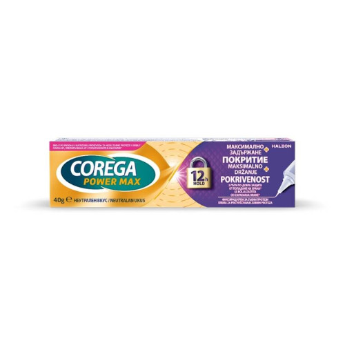 Corega Hold + Seal Корега Фиксиращ крем за зъбни протези 40 г