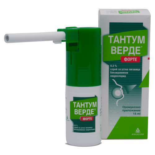 Тантум Верде Форте спрей при простуда и грип 15 мл Angelini 
