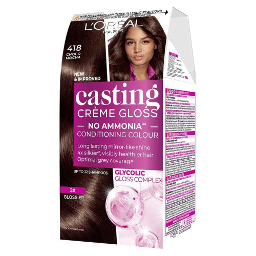 L’Oreal Casting Creme Gloss Боя за коса без амоняк 418 Choco Mocha