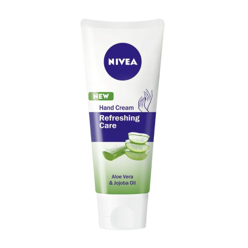 Nivea Refreshing Care Хидратиращ крем за ръце с алое и масло от жожоба 75 мл