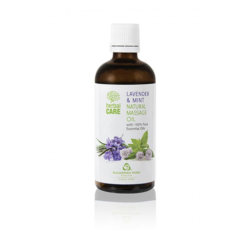 Herbal Care Натурално масажно олио лавандула и мента 100 мл Българска роза 