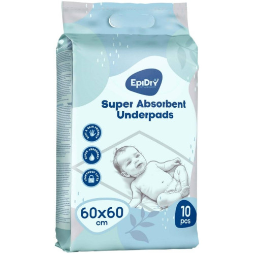 EpiDry Подложки за повиване за еднократна употреба 60 x 60 см х 10 броя
