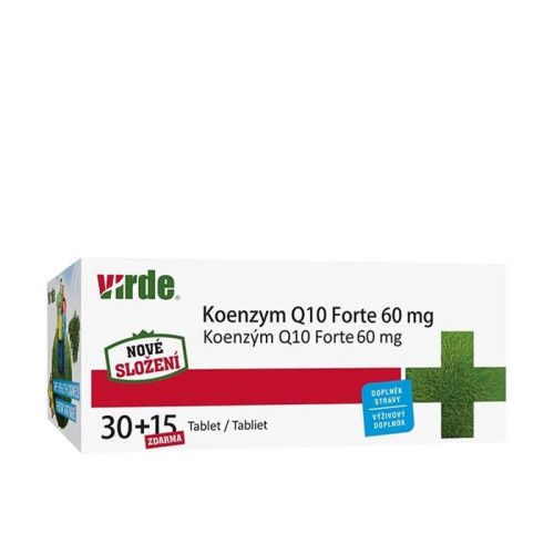 Virde Koenzym Q10 Forte Коензим Q10 Форте 60 мг 45 таблетки 
