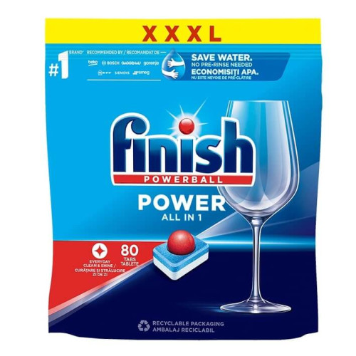 Finish Power All in 1 Таблетки за съдомиялна машина х 80 броя