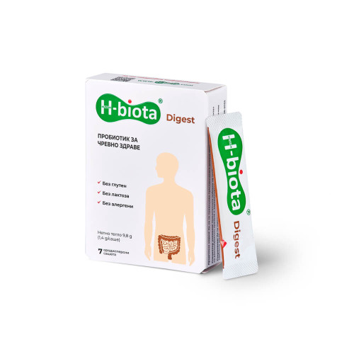 H-biota Digest Пробиотик за чревно здраве х 7 сашета