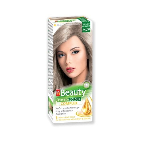 MM Beauty Phyto Colour Трайна фито боя за коса, М29 Много светъл пепеливо рус