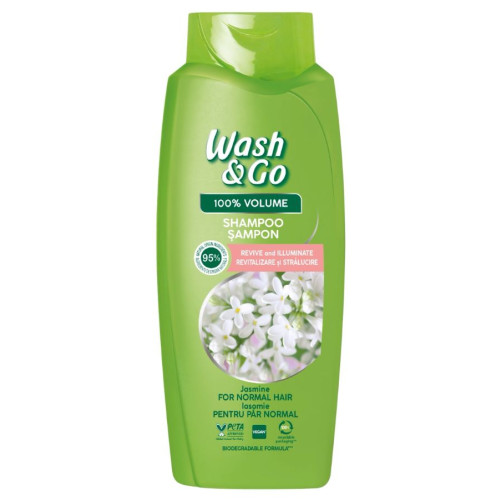 Wash & Go Jasmine Extract Шампоан за нормална коса с екстракт от жасмин 675 мл
