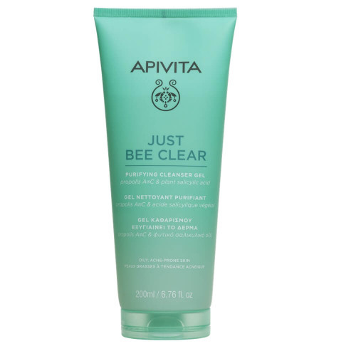 Apivita Just Bee Clear Почистващ гел за лице 200 мл