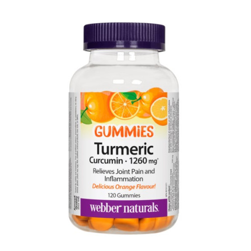 Webber Naturals Куркума Турмерик Куркумин Гъми х120 желирани таблетки