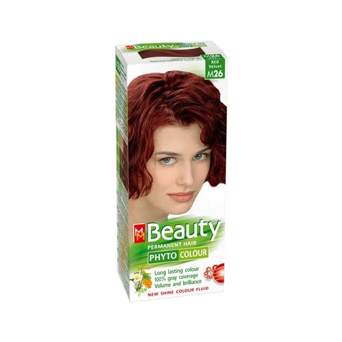 MM Beauty Phyto Colour Трайна фито боя за коса, М26 Червено кадифе