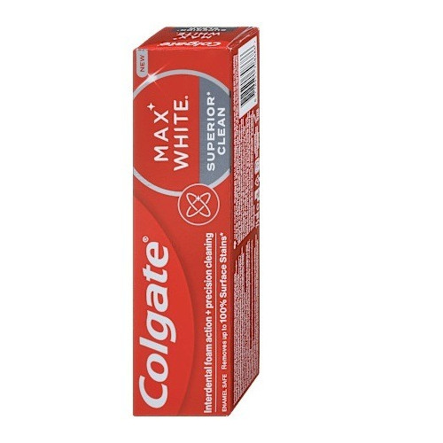 Colgate Max White Superior Clean Избелваща паста за зъби 75 мл