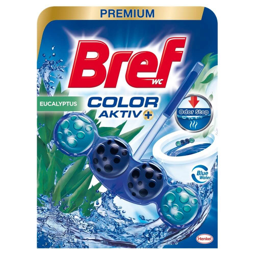 Bref WC Premium Color Aktiv Eucalyptus Ароматизатор за тоалетна 1 х 50 г