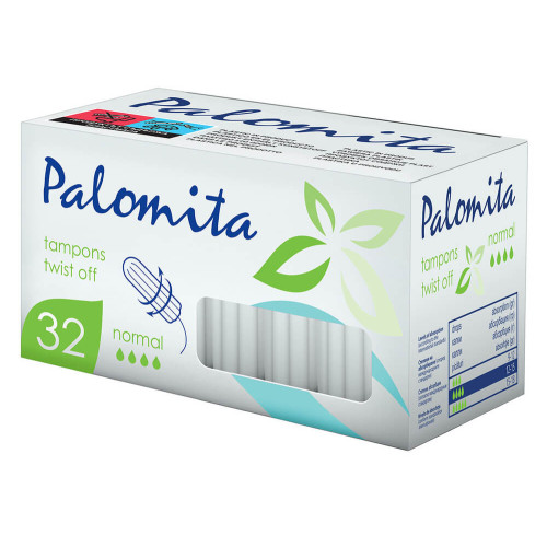 Palomita Normal Twist Off Дамски тампони Размер Нормал 32 бр