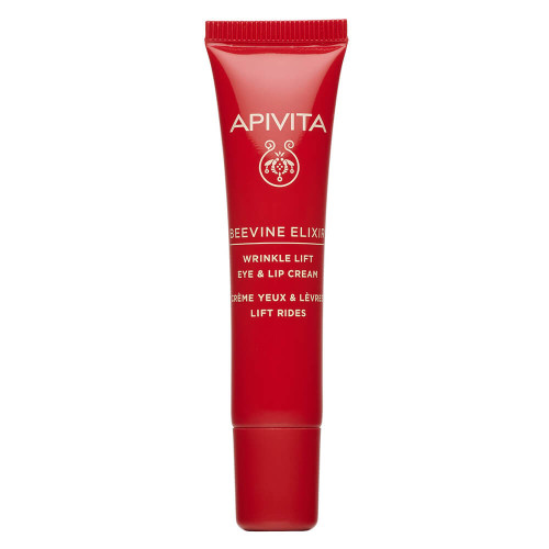 Apivita Beevine Elixir Коригиращ бръчките и стягащ крем за околоочен контур и устни 15 мл