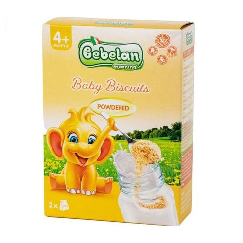 Bebelan Baby Biscuits Гранулирани бебешки бишкоти без глутен 4M+ х400 гр