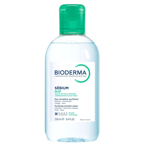 Bioderma Sebium Мицеларна вода за мазна и акнеична кожа 250 мл