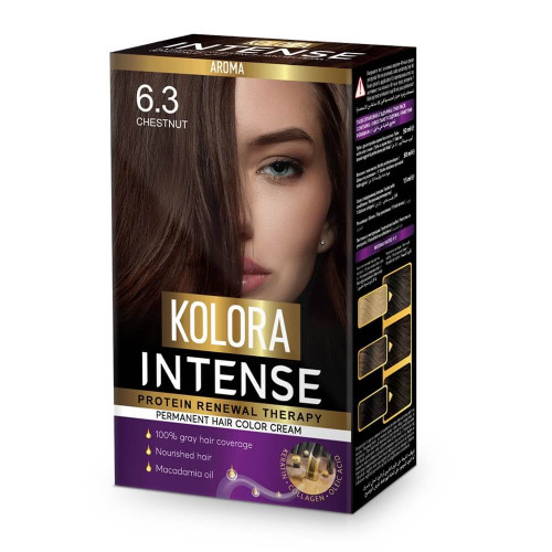 Kolora Intense Крем-боя за коса 6.3 Кестен 50 мл