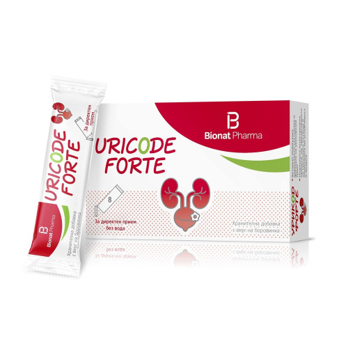 Uricode Forte За здравето на уринарния тракт х 8 ородисперсни сашета Bionat Pharma