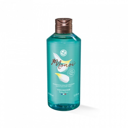 Yves Rocher Monoi Шампоан и душ гел 2в1, 400 мл