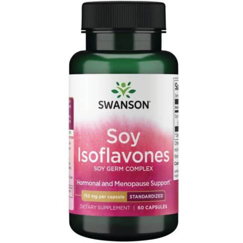 Swanson Soy Isoflavones Standardized Соеви изофлавони стандартизирани 750 мг х 60 капсули