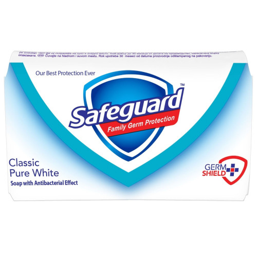 Safeguard Classic Pure White Антибактериален сапун класик  90 гр