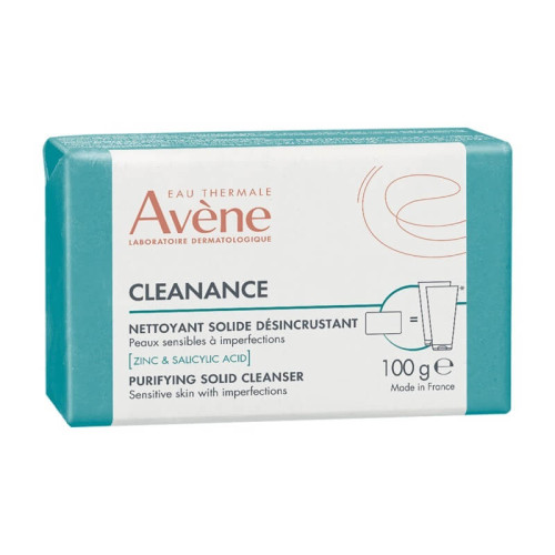 Avene Cleanance Почистващ сапун за мазна и склонна към акне кожа 100 гр