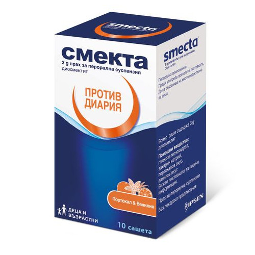 Смекта при диария 3 гр х10 сашета Ipsen Pharma