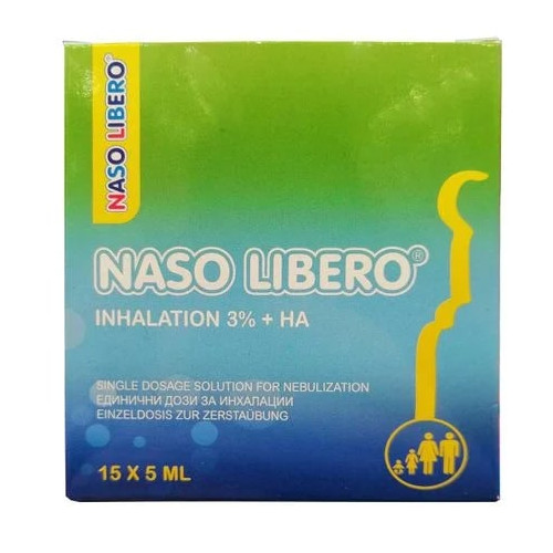Naso Libero Inhalation 3% + HA разтвор за инхалации в монодози 5мл х 15 ампули