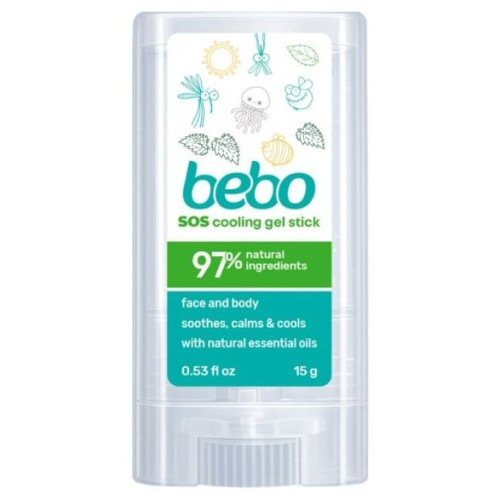 Bebo SOS Охлаждащ гел-стик за лице и тяло 15 г