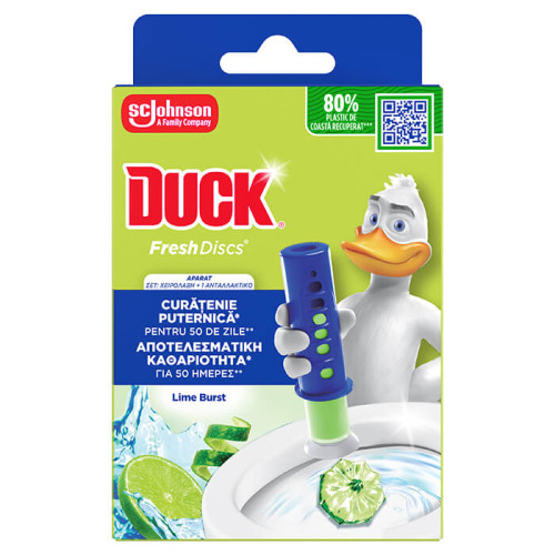 Duck Fresh Discs Гел дискове за тоалетна чиния Lime 36 мл