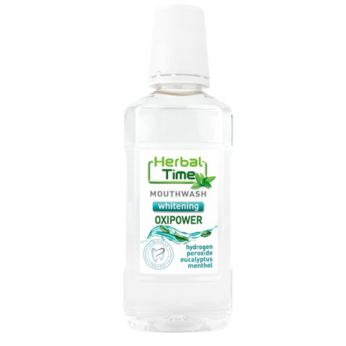 Herbal Time Oxipower Вода за уста с избелващо действие 300 мл