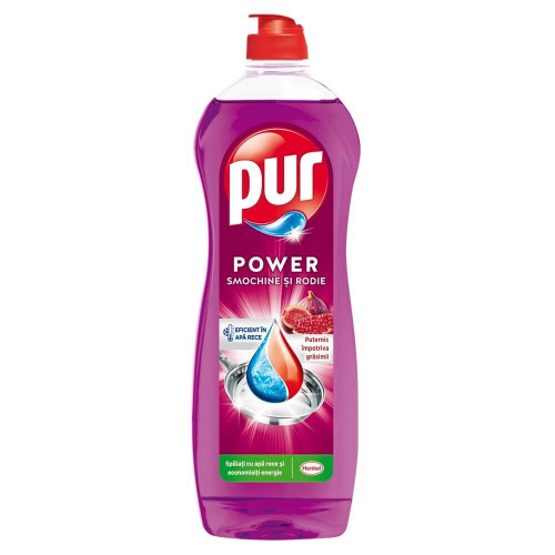Pur Power Fig & Pomegranate Препарат за почистване на съдове нар и смокиня 750 мл