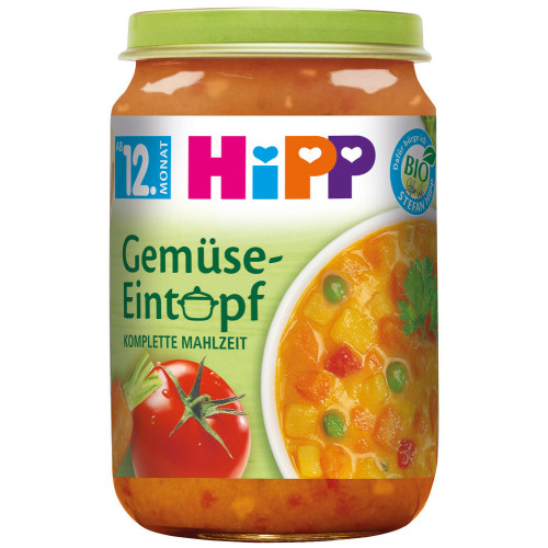 Hipp Био пюре зеленчукова яхния 12М+ 250 г