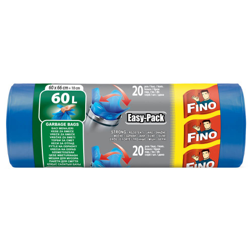 Fino Easy Pack Торби за смет 60 л 20 бр.