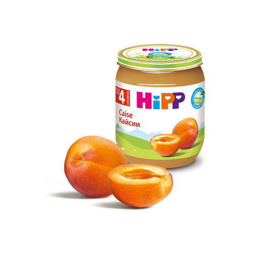 Hipp Био пюре кайсии 4М+ 125 г
