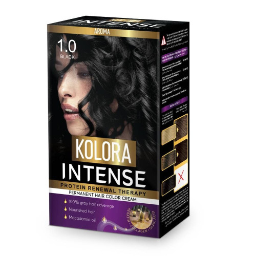 Kolora Intense Крем-боя за коса 1.0 Черен 50 мл