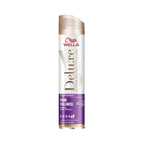 Wella Deluxe Pure Fulness Лак с ултра силна фиксация за по-плътна коса 250 мл