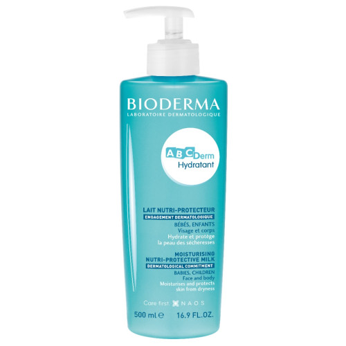 Bioderma ABC Derm Хидратиращо мляко за лице и тяло 500 мл