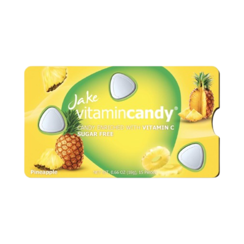 Jake Vitamincandy Бонбони ананас с витамин C без захар х 15 бр